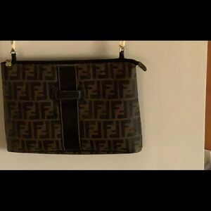 Vintage fendi, 12x9 size, and the strap is new.  It dresses you up.